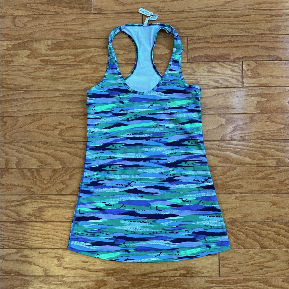 EUC Lululemon Cool Racerback size 6 Seven Wonders Milti